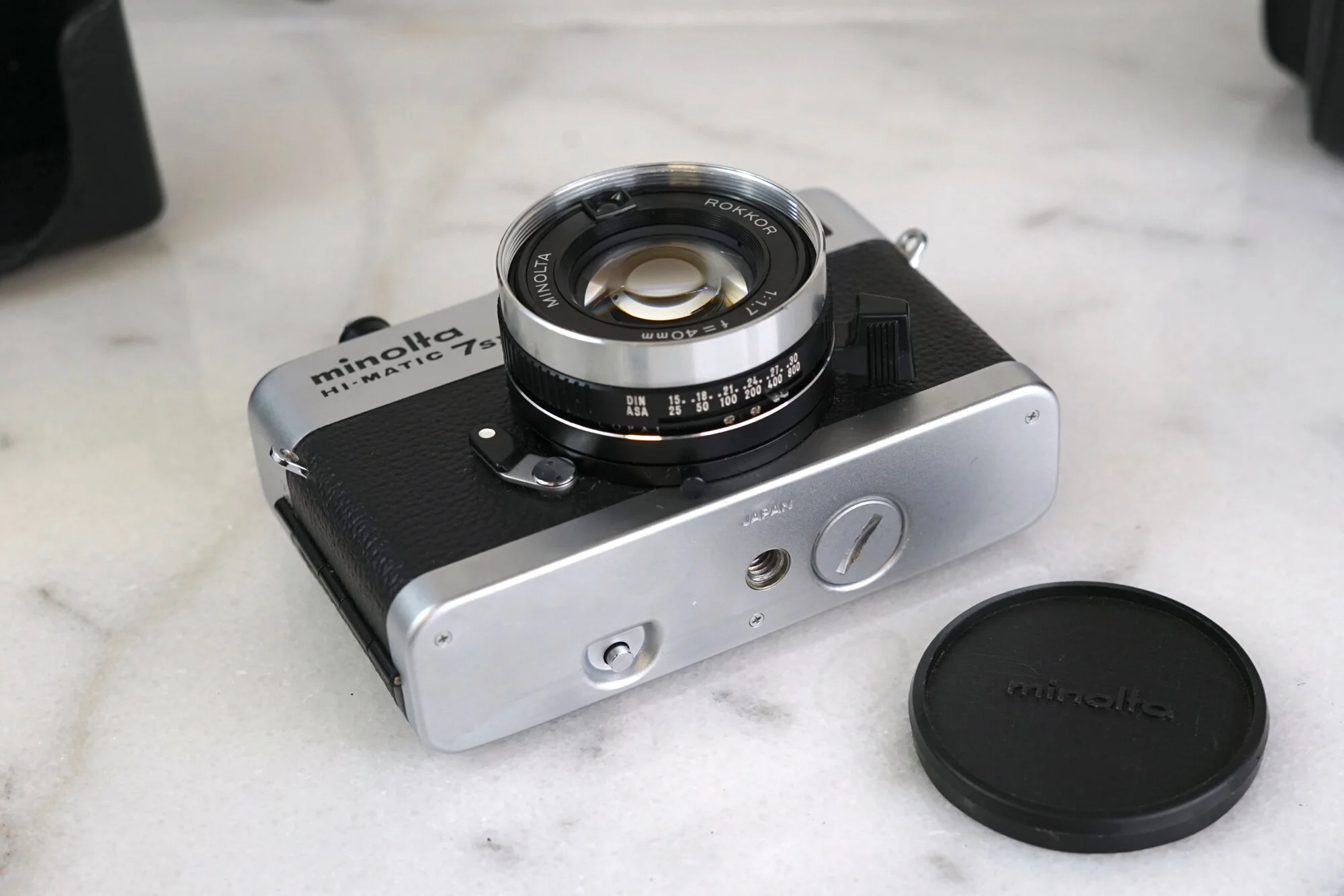 Minolta Hi-Matic 7s 35mm Film Rangefinder Camera with Ever-Ready